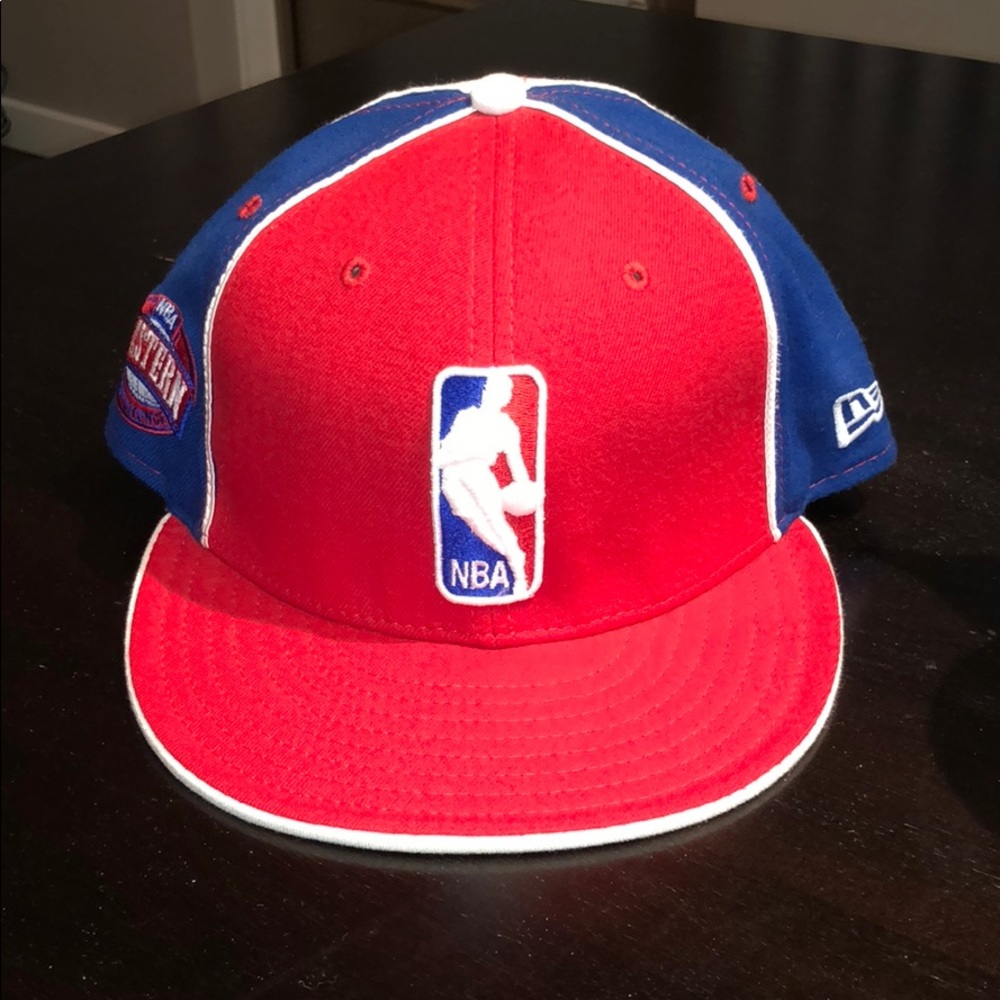 New Era Detroit Pistons Fitted Hat Size 7 1/2